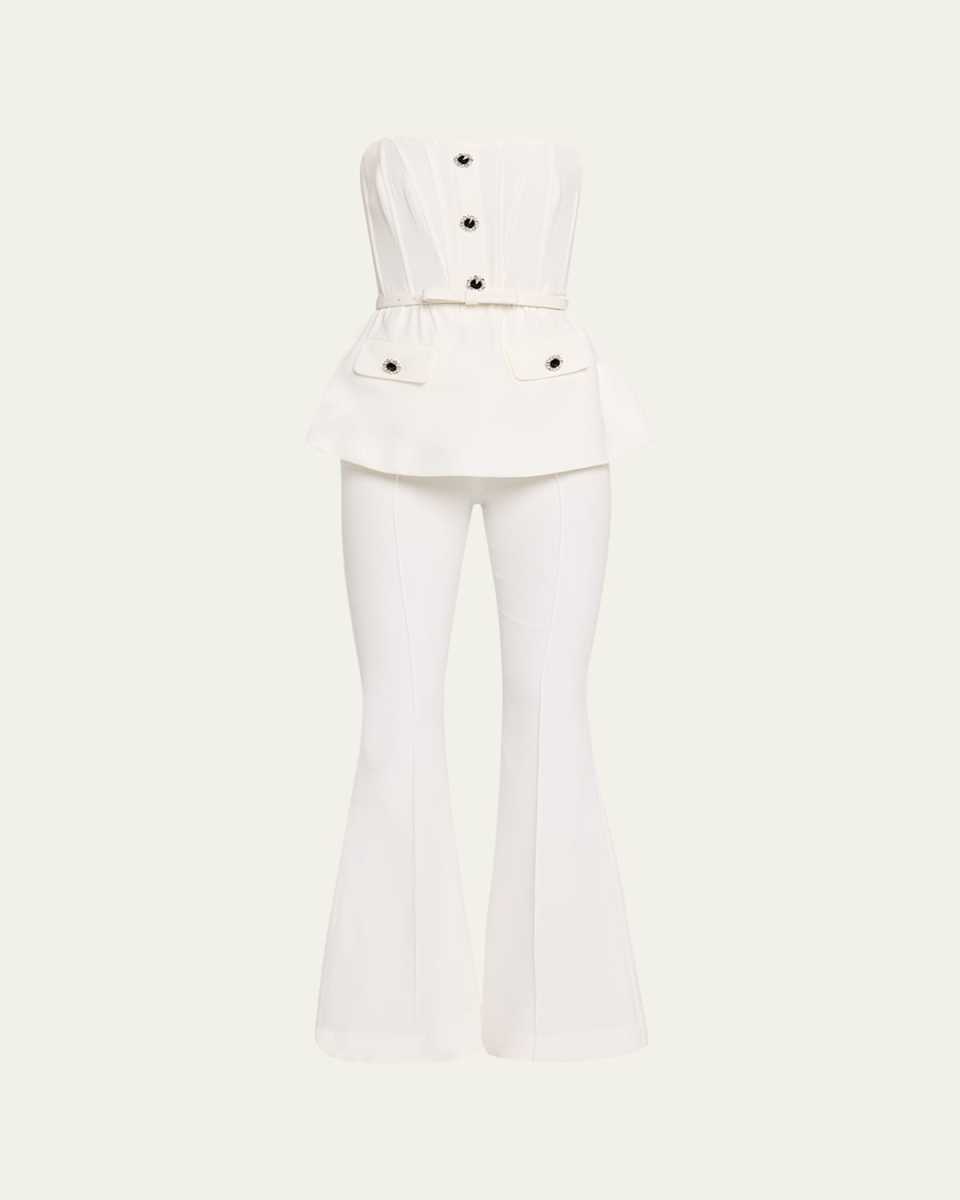 Stretch Crepe Jumpsuit